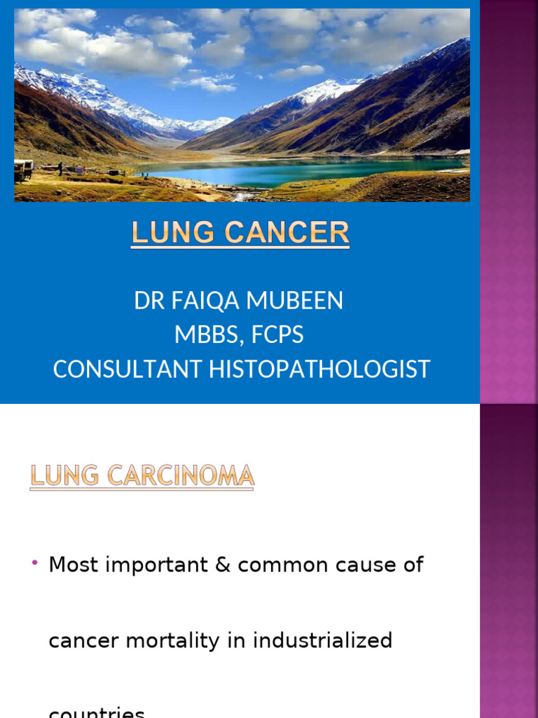 Lung Cancer 4-11-25 | PDF | Carcinoma | Lung Cancer