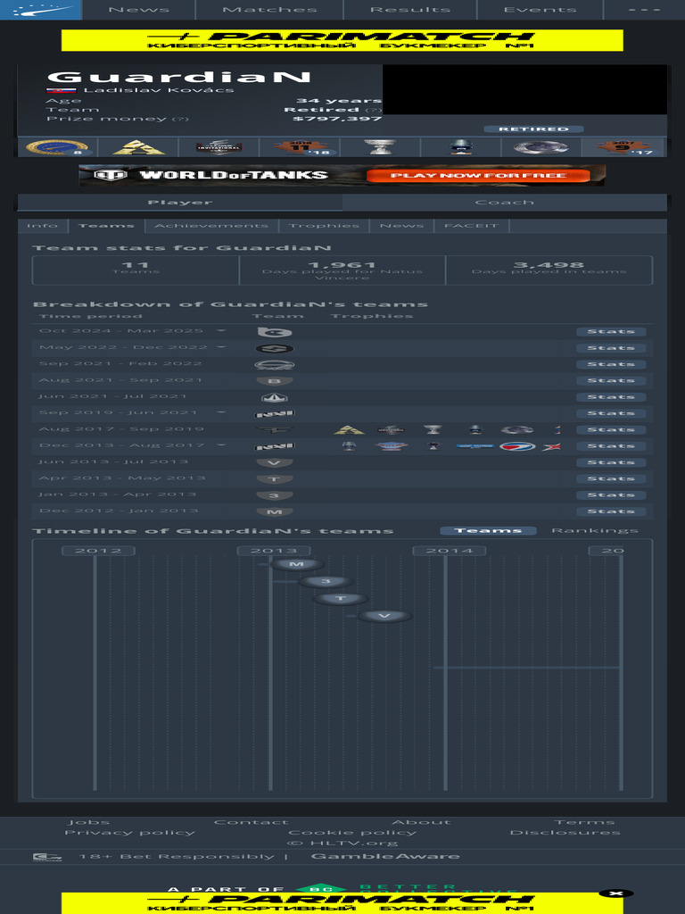 GuardiaN: CS:GO Player Profile | PDF