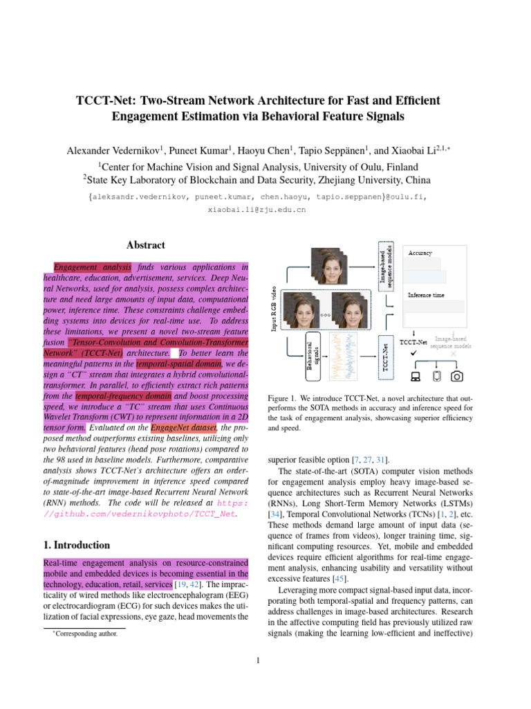 TCCT | PDF | Wavelet | Applied Mathematics