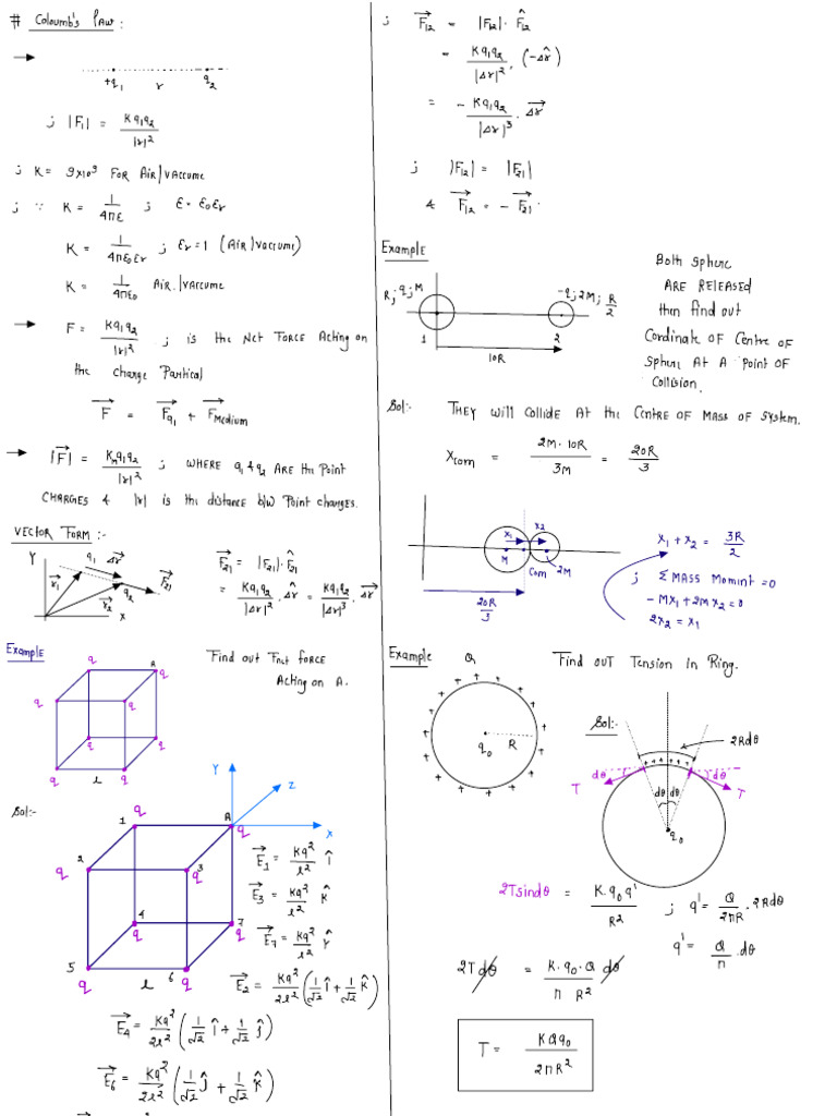 Understanding Electric Forces and Fields | PDF | Euclid | Quantity
