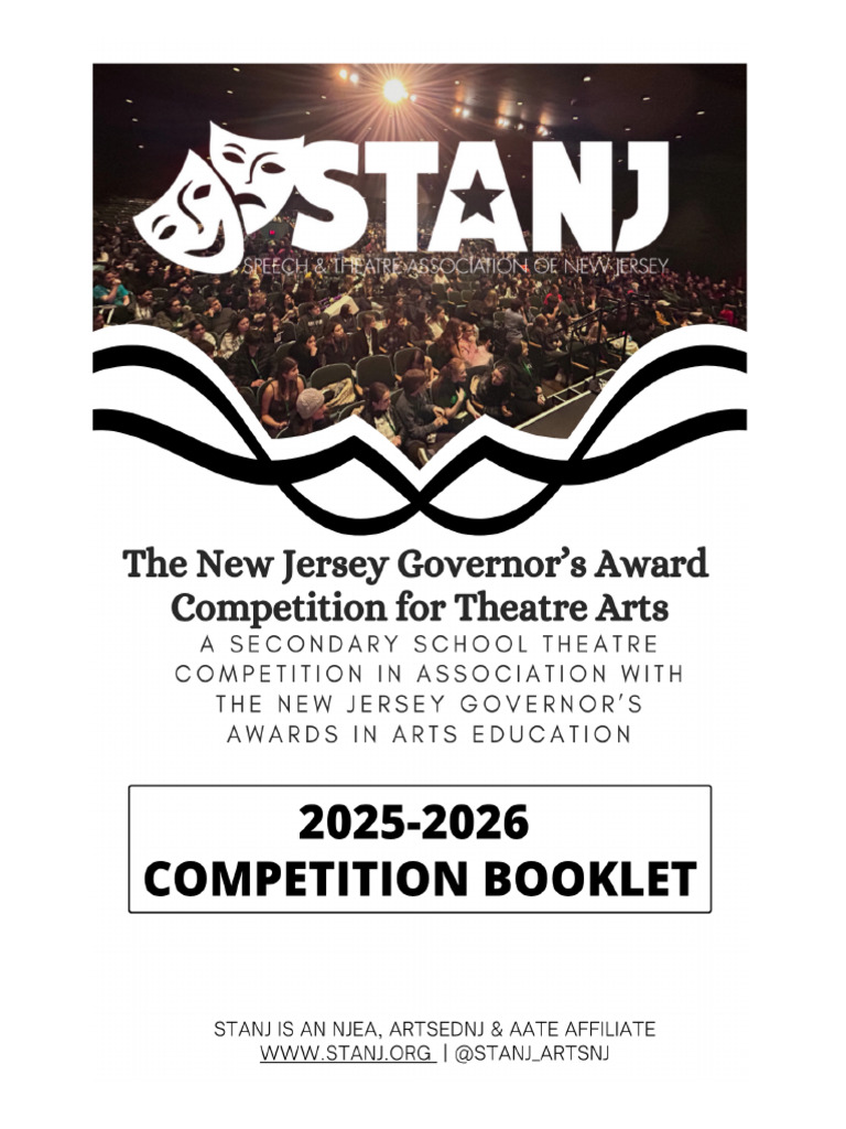 STANJ 2026 Theatre Competition Guide | PDF | Nonverbal Communication ...