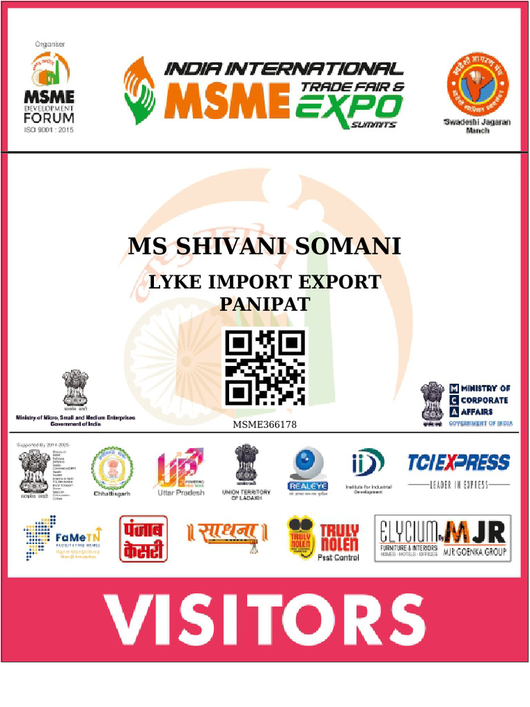 QRCode - MSME366178 | PDF