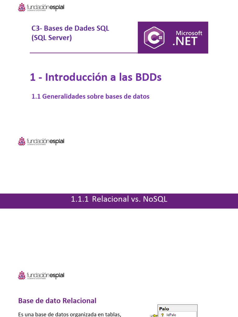 Comparativa de Bases de Datos SQL y NoSQL | PDF | Bases de datos | No Sql