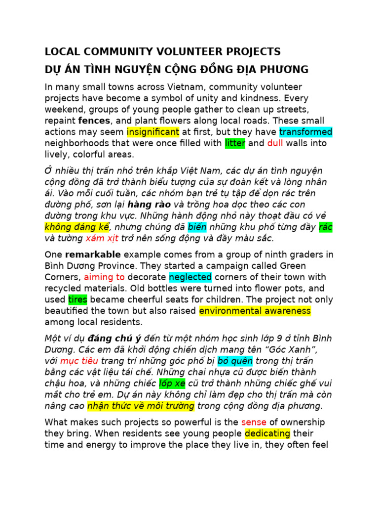 Bai Doc On Tu Vung | PDF