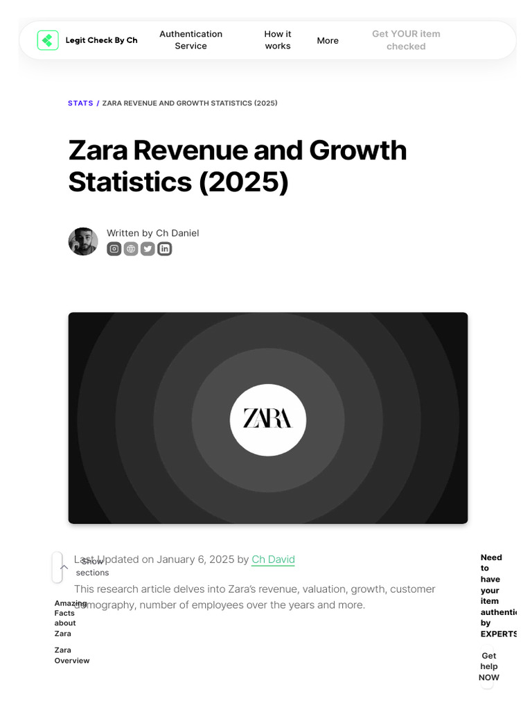 Zara Revenue and Growth Statistics (2025) Legit Check by Ch PDF