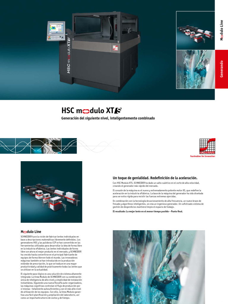 Innovación en Lentes: HSC Modulo XTS | PDF | Motores | Ingeniería mecánica