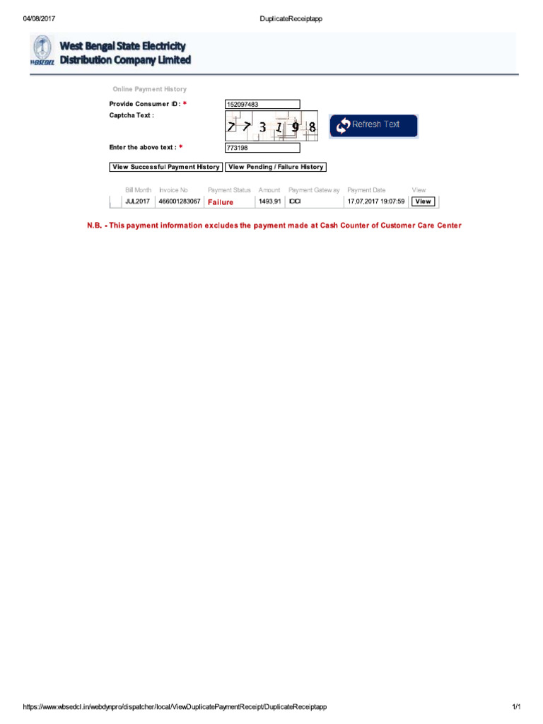 Transaction Failure | PDF
