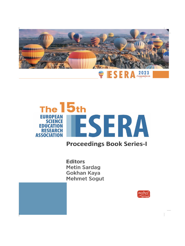 ESERA 2023 Conference Proceedings | PDF | Learning | Science Education