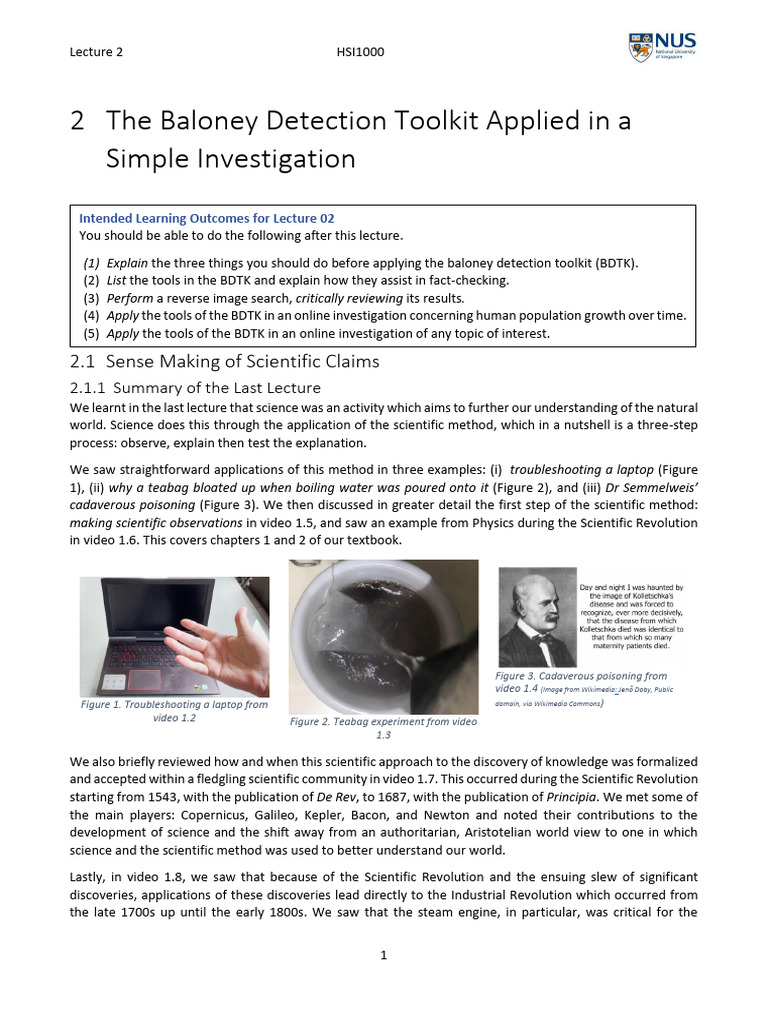Baloney Detection Toolkit Overview | PDF | Science | Cognition