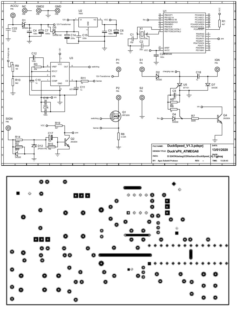 Duck's Pit ATMEGA8 Project Design | PDF