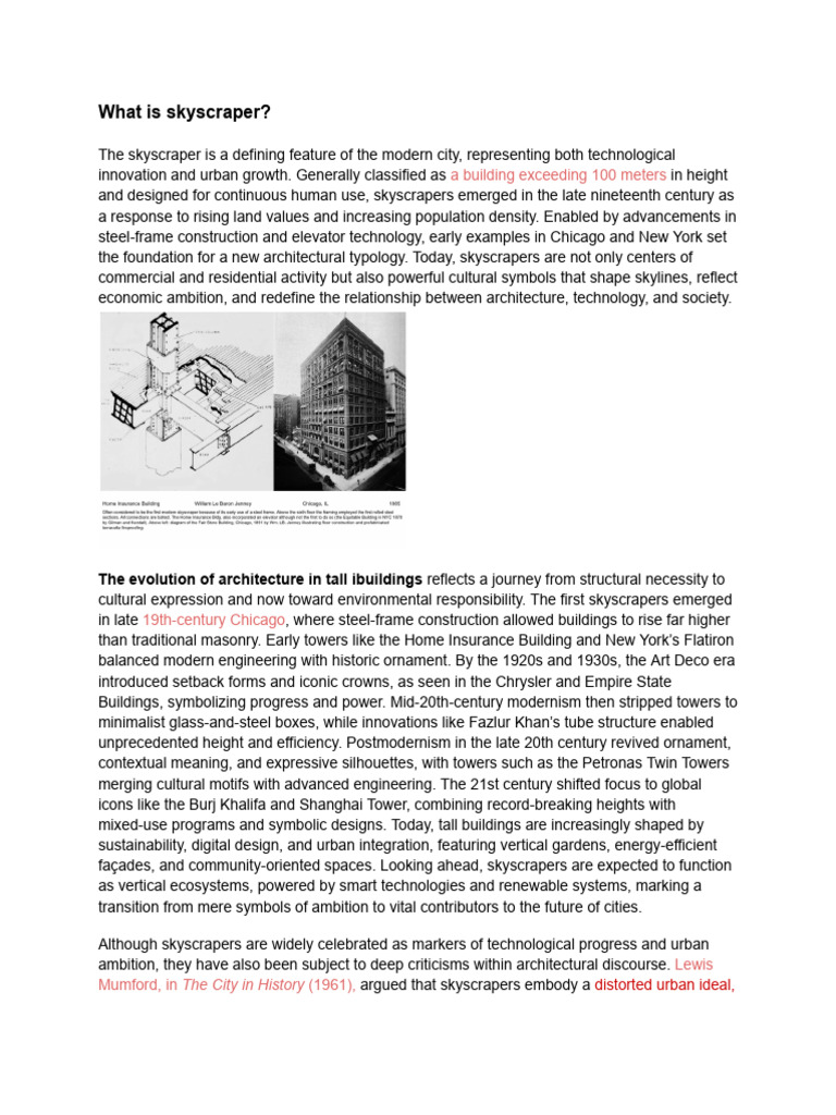 What is Skyscraper (3) | PDF | Building Automation