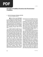 Download Revitalisasi Pendidikan Demokrasi Dan Demokratisasi Pendidikan oleh Prof Dr Suwarma Al Muchtar SH MPd by Iwan Sukma Nuricht SN97246982 doc pdf