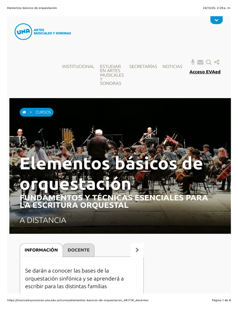 Elementos Básicos de Orquestación | PDF | Orquestas | Instrumentos de ...
