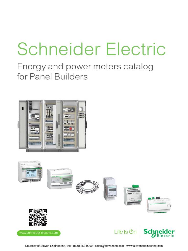 Schneider Electric Power Meter Catalog | PDF | Transformer | Electric Power