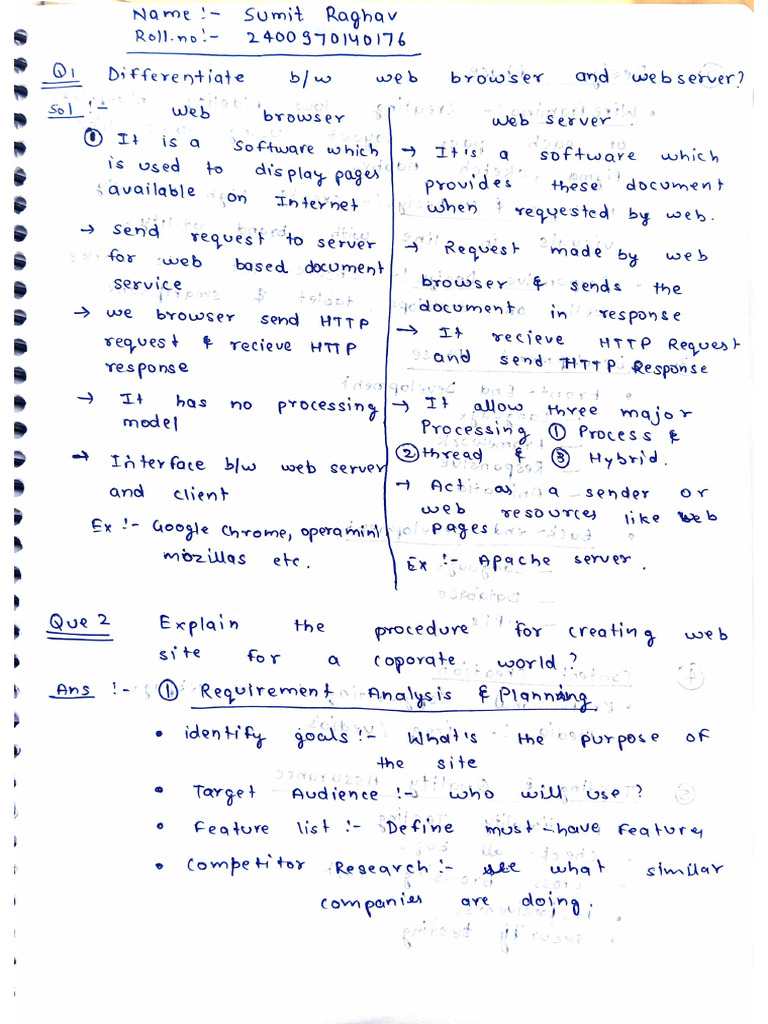 Web Technology Assignment | PDF