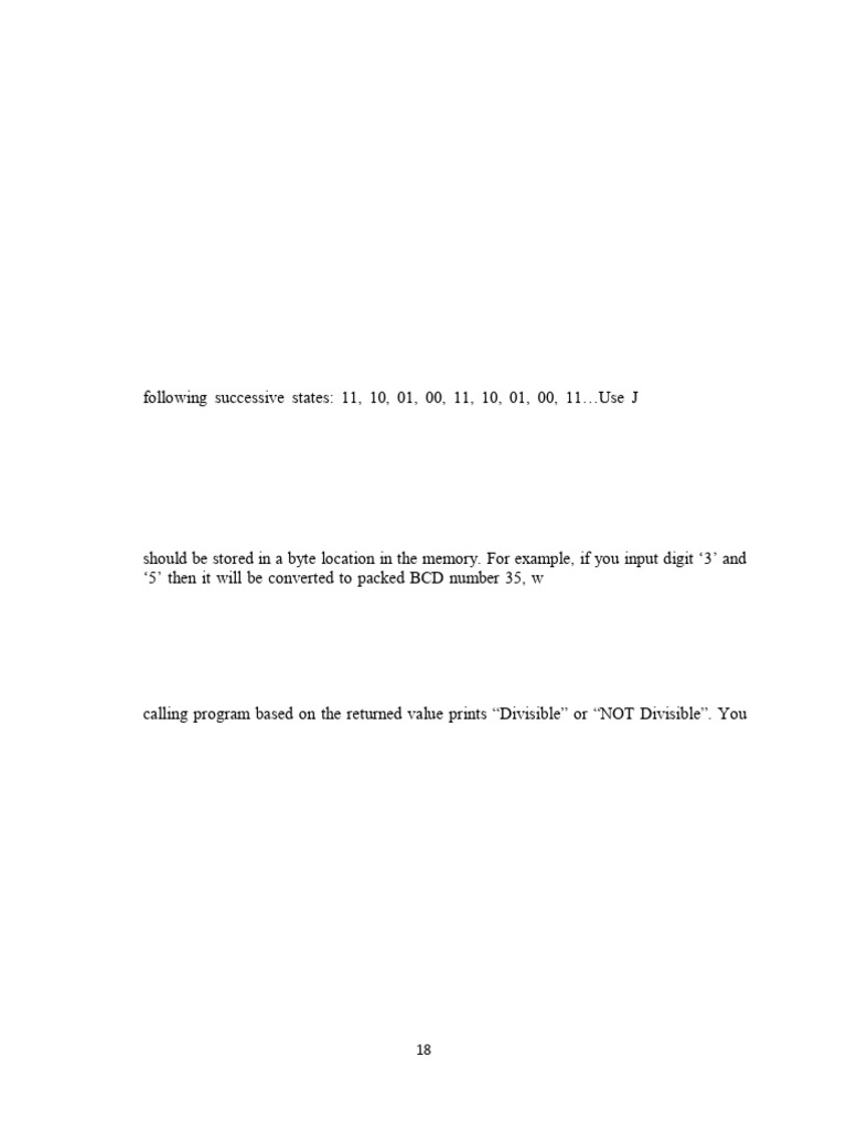 Assembly Language Lab Assignment Guide | PDF | Binary Coded Decimal ...