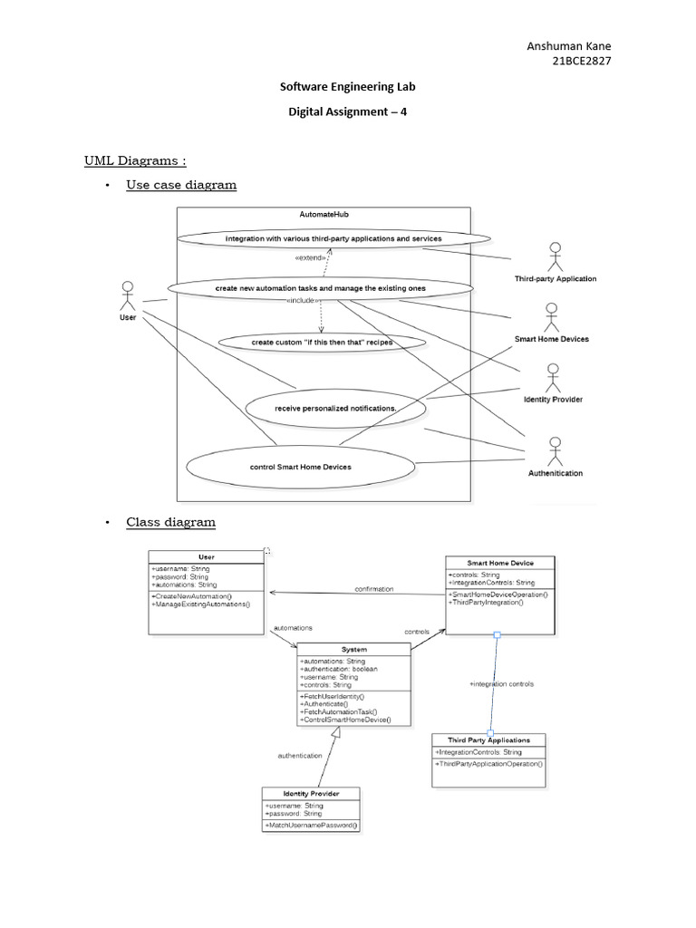 UML and Data Flow Diagrams Overview | PDF