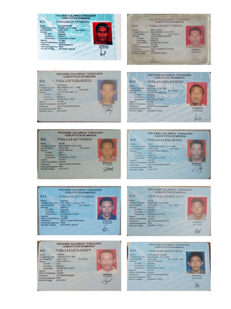 KTP Pekerja | PDF