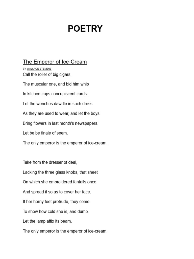 Classic Poems by Notable Poets | PDF