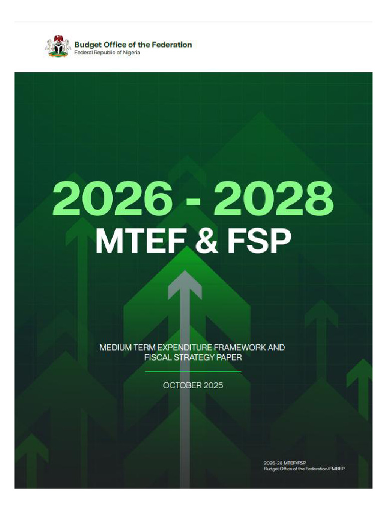 2026 - 2028 Mtef&Fsp - Post Fec | PDF | Macroeconomics | Fiscal Policy