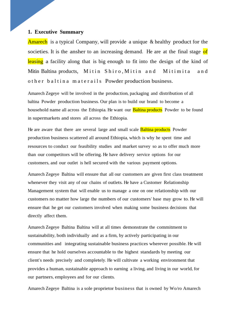 632704431 Business Plan Final Docx Baltina New Nesru 2015 | PDF | Spice ...