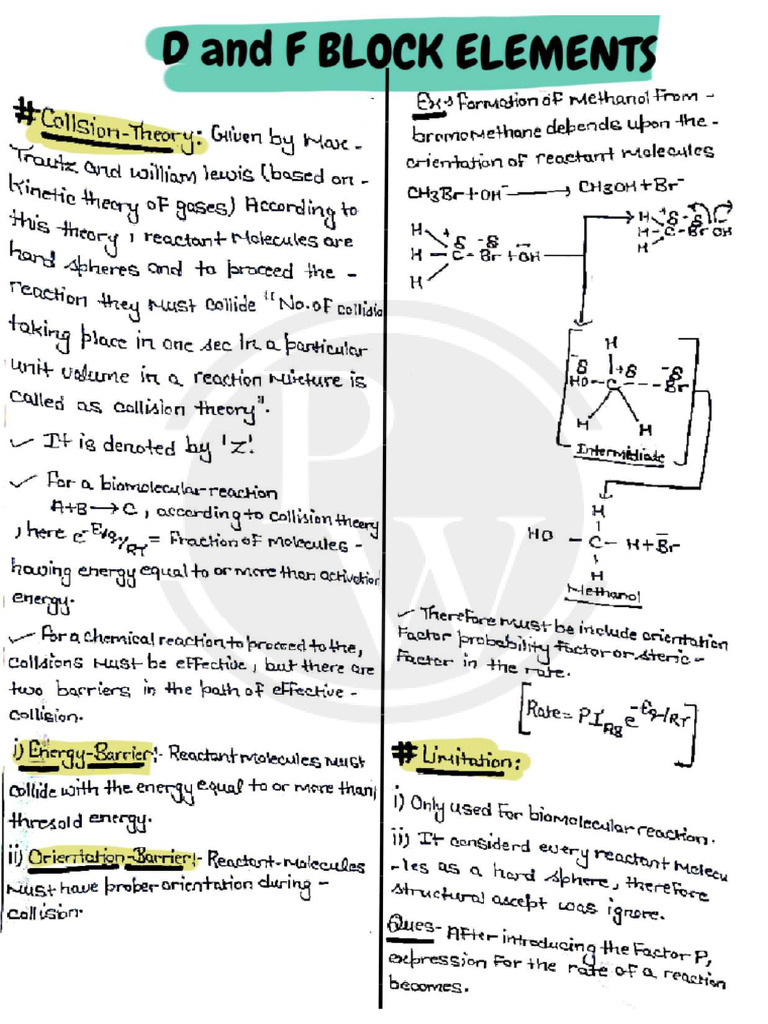 D&F Block Handwritten Notes | PDF