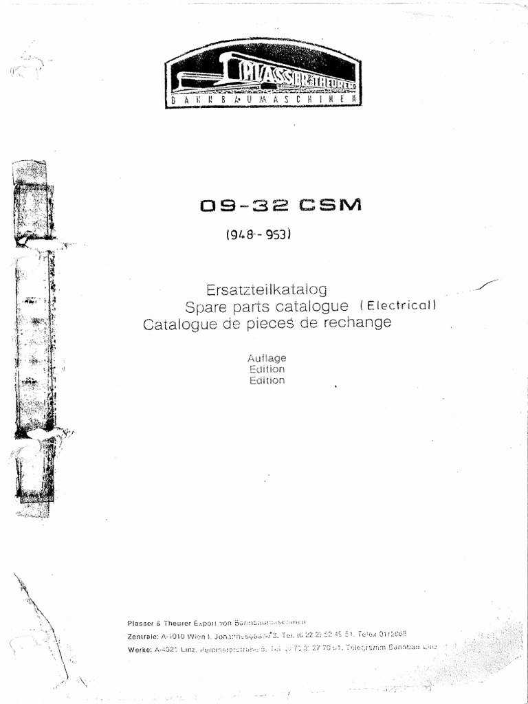 CSM Cable List Book | PDF