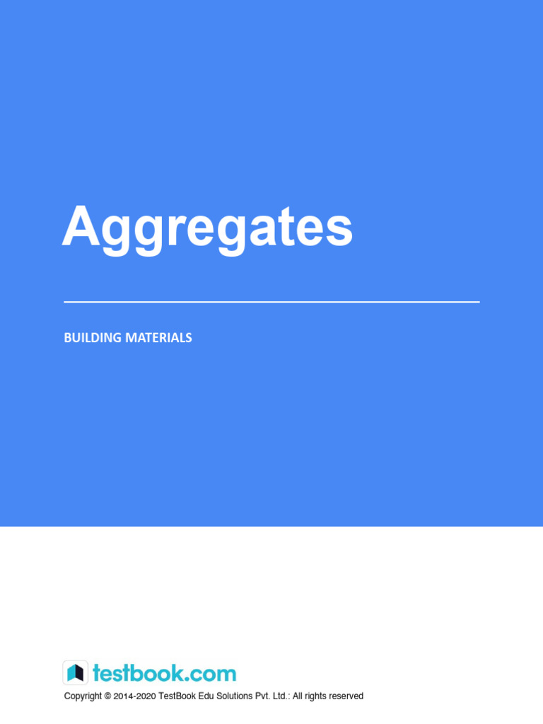 Understanding Aggregates in Concrete | PDF | Construction Aggregate ...