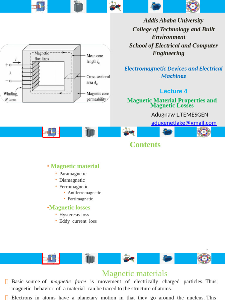 Magnetic Material Properties Overview | PDF | Magnetism | Ferromagnetism