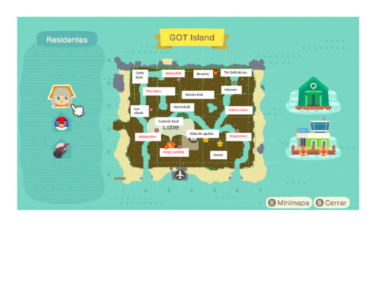 Mapa Got Island | PDF