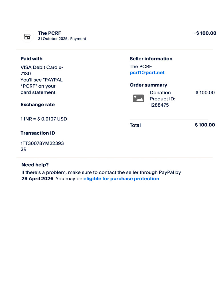 Paypal Transaction | PDF
