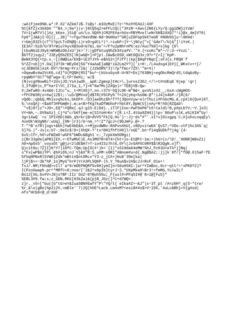 Encrypted Data String Analysis | PDF