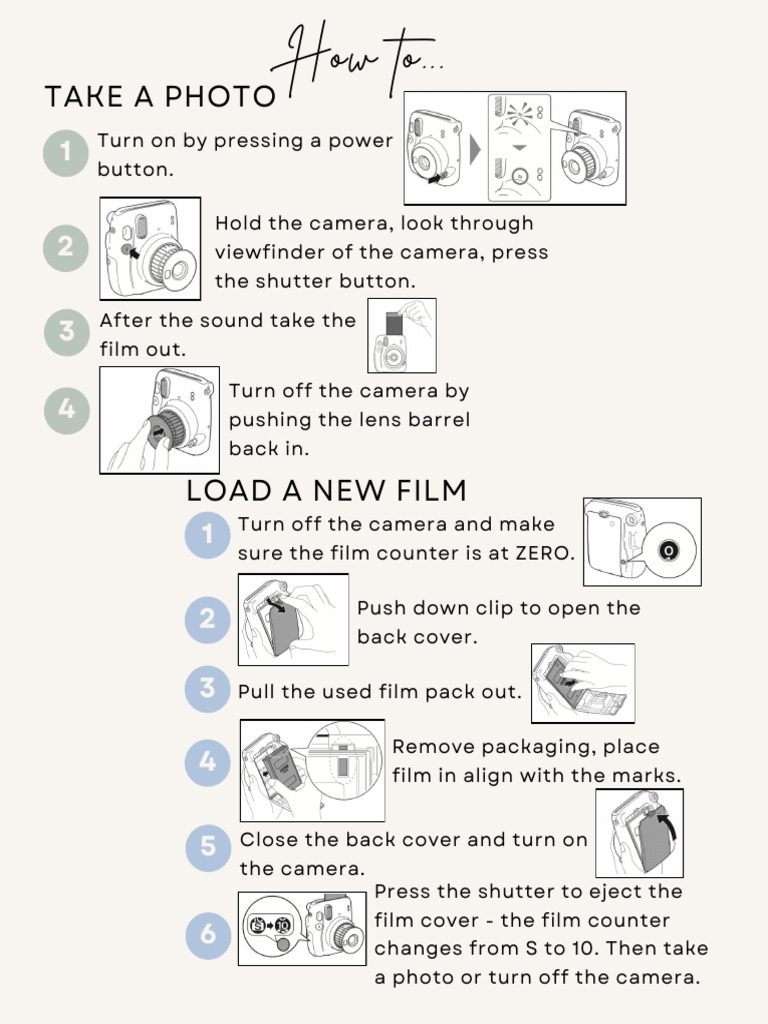 How to Use a Camera for Film Photography | PDF