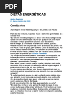 Download Dietas Energticas - Globo Reprter - Alimentos - Nutrio - Medicina Preventiva by Sol Sade SN9725195 doc pdf