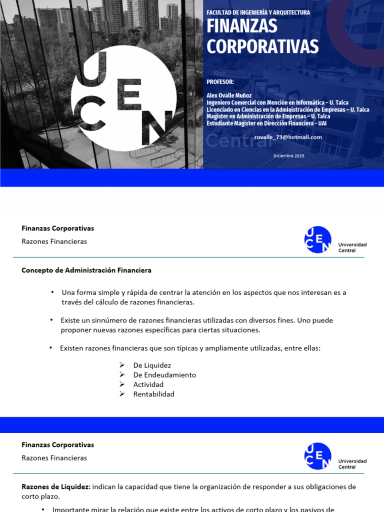 Clases de Finanzas Corporativas ICI S2 | PDF | Capital de trabajo ...