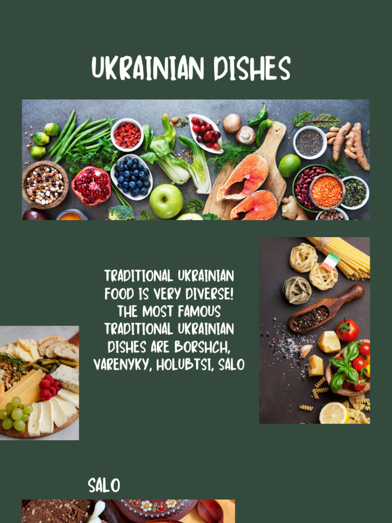 Traditional Ukrainian Dishes Explained | PDF
