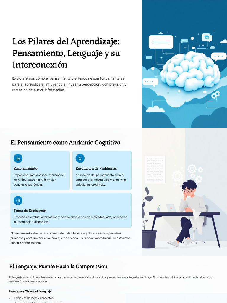 Pensamiento y Lenguaje en el Aprendizaje | PDF | Pensamiento | Aprendizaje