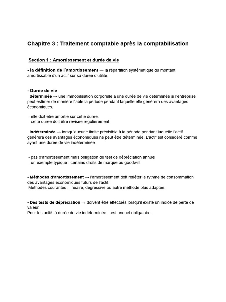 Amortissement et durée de vie des actifs PDF — free download