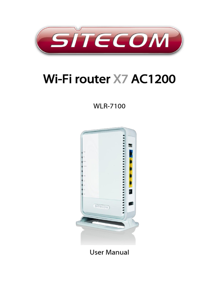 Wi-Fi Router X7 AC1200 User Manual | PDF | Port (Computer Networking ...