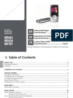 Manual de Usuario Coby MP601 4 GB