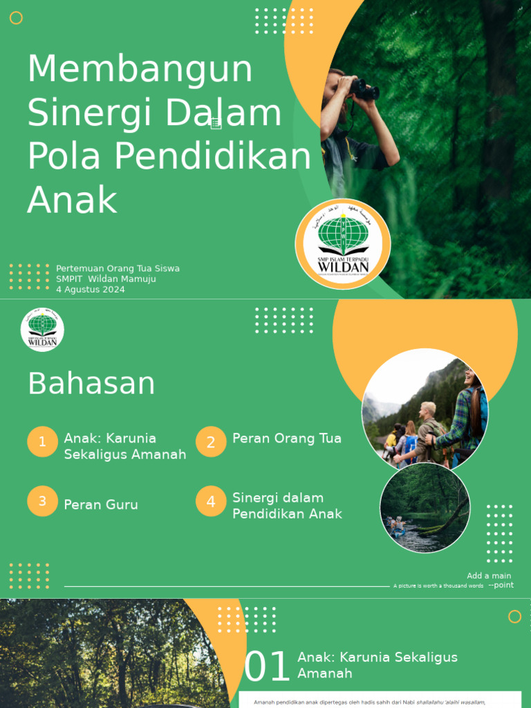 Sinergi Orang Tua dan Guru dalam Pendidikan | PDF