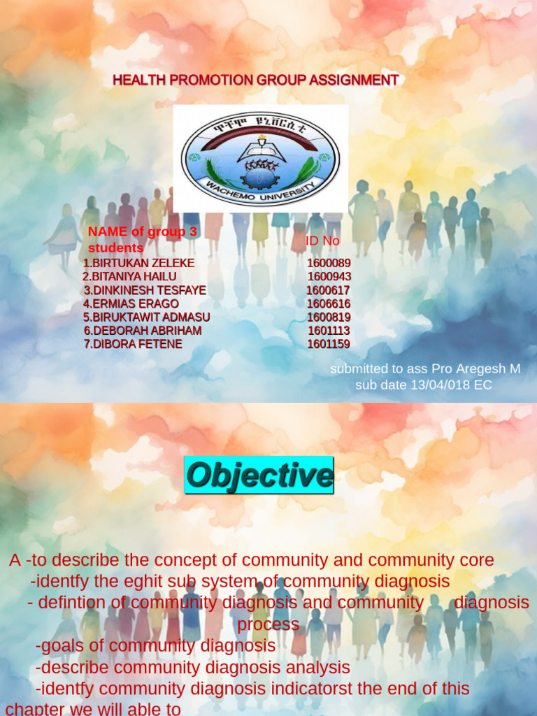 Health Promotion Group Three (3)Assignment | PDF | Mortality Rate ...