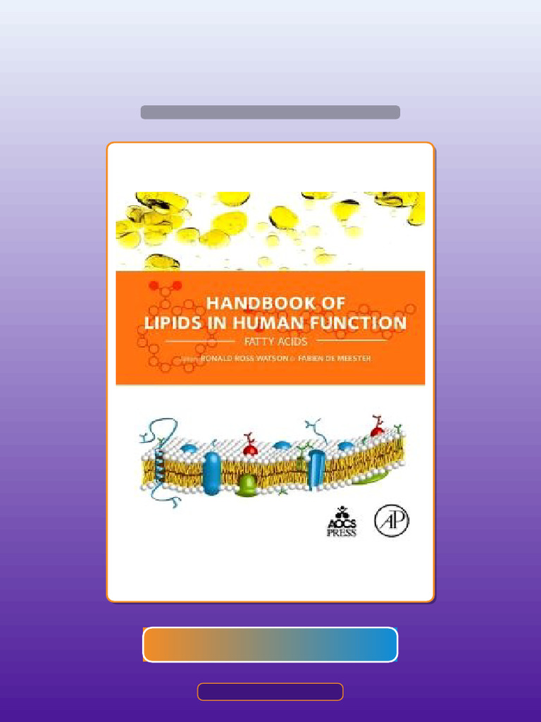 Handbook of Lipids in Human Function Fatty Acids eBook and TestBank ...