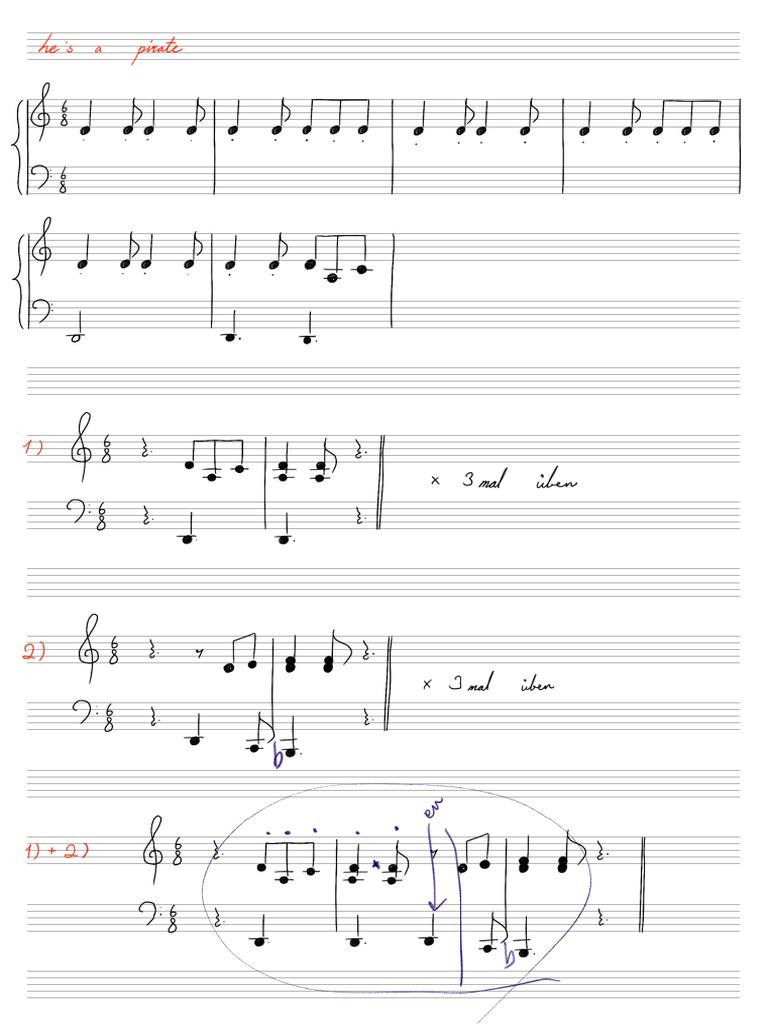 Note Practice 1 | PDF