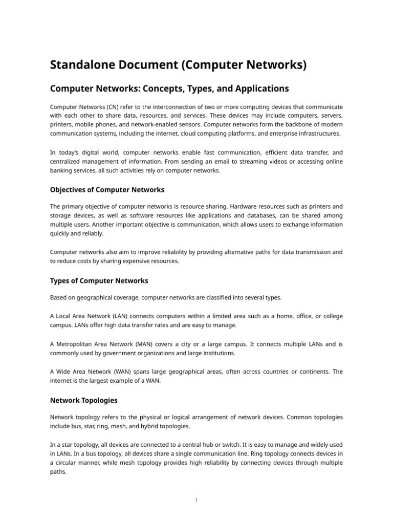 Five Sample Documents For Scribd Upload | PDF | Computer Network ...