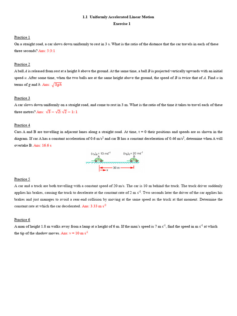 1.1 Exercise 1 | PDF