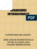 Exposicion Organismos Internacionales