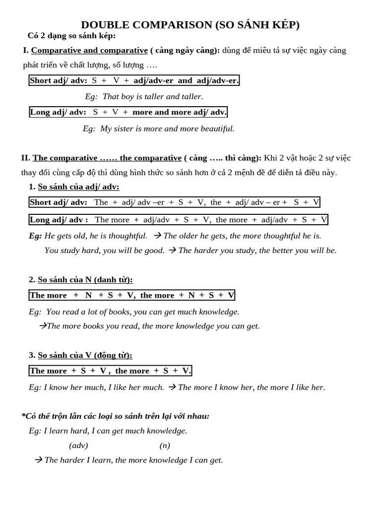 (LT) Double Comparison | PDF