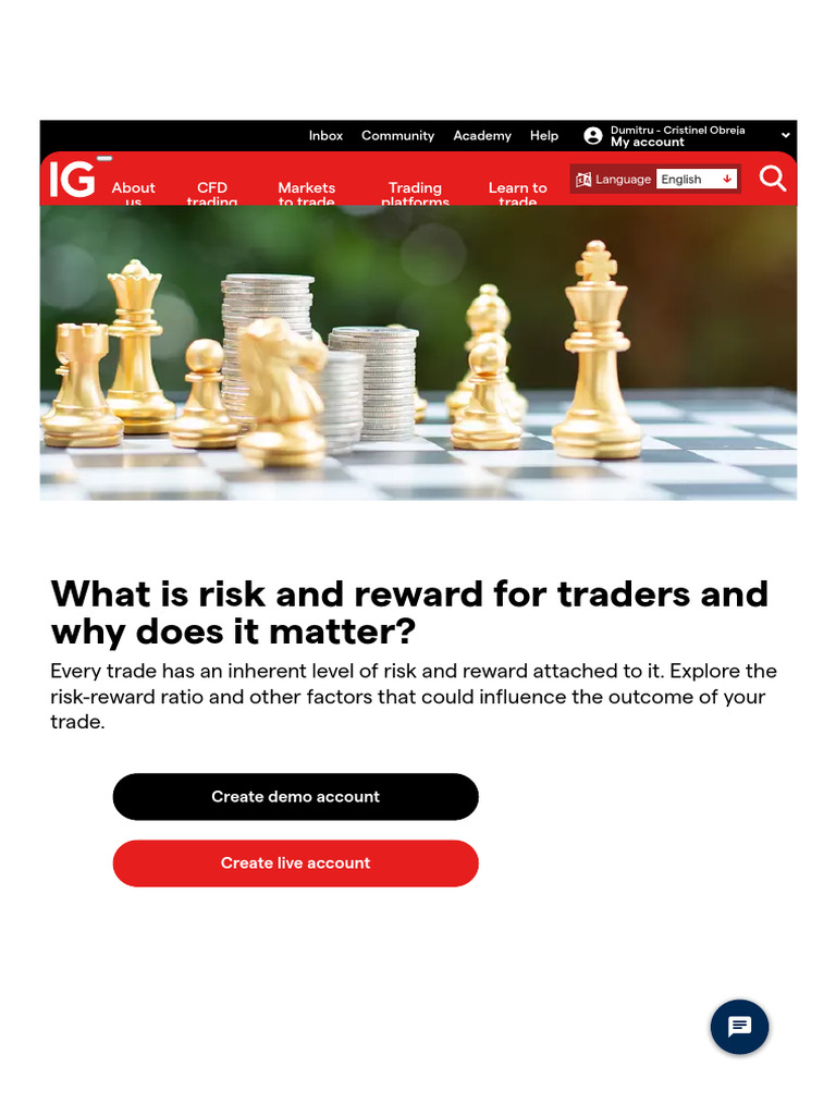 Risk-Reward Ratio - What It Is + Why It Matters When Trading - IG ...