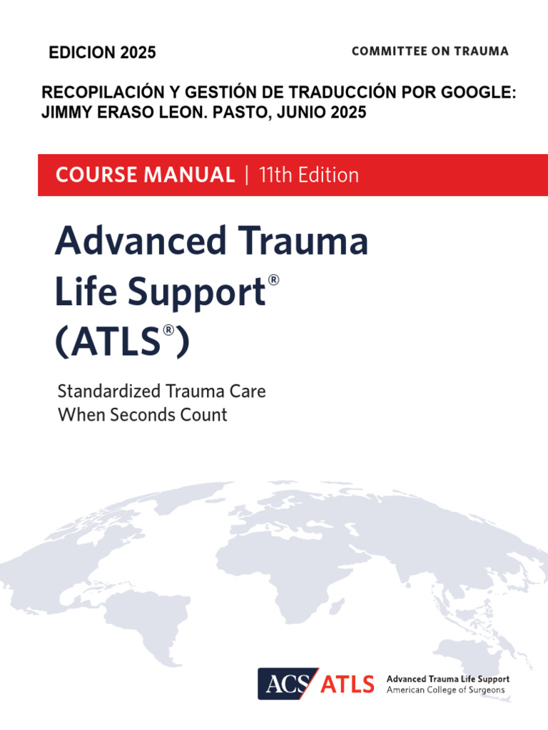 Manual ATLS® 2025: Cuidados de Trauma | PDF | Reanimación ...